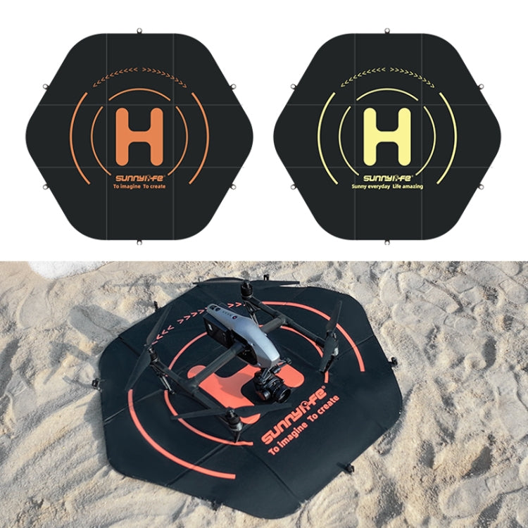 Sunnylife TJP10 110cm Hexagonal Double-Sided Folding With Ground Spikes Drone Universal Apron, 110cm Sunnylife TJP10 110cm Hexagonal Double-Sided Folding With Ground Spikes Drone Universal Apron, 110cm